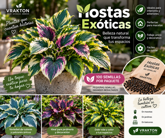 Semillas de Hostas Exóticas