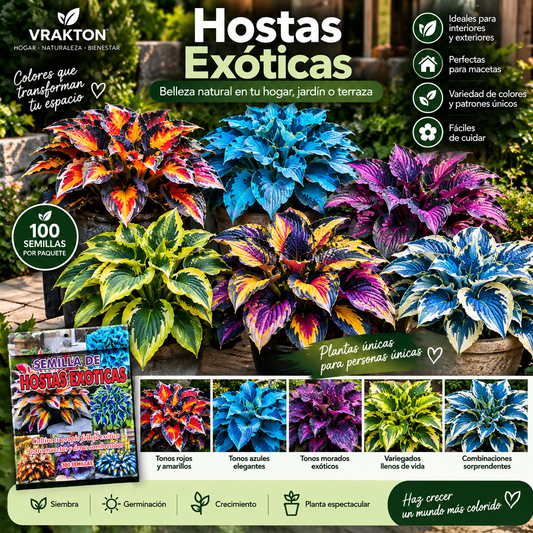 Semillas de Hostas Exóticas